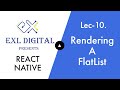 10. Rendering a FlatList (React native Complete Course 2021)