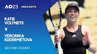 Katie Volynets v Veronika Kudermetova Highlights | Australian Open 2023 Second Round