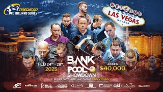 Table 1 ▸ Morning ▸ Bank Pool Showdown