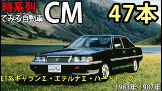 時系列でみる自動車CM　三菱自動車/E1系ギャランΣ・エテルナΣ・ハードトップ【47本】