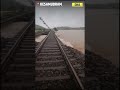 warangal railway track washed away due to heavy rains in kesamudram