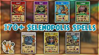 All *NEW* Selenopolis Spells In Wizard101!! (170+ Spells)