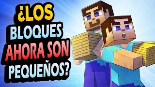 ¿Los Bloques de Minecraft Eran MÁS GRANDES Antes?