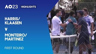 Harris/Klaasen v Monteiro/Martinez Highlights | Australian Open 2023 Round 1