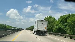 Hyperlapse Video Crossing Atchafalaya Basin Bridge