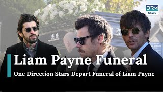 One Direction Stars Leave After Liam Payne Funeral | AA14