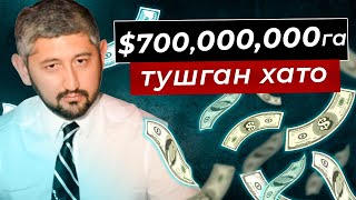 $700mln ga tushgan xato