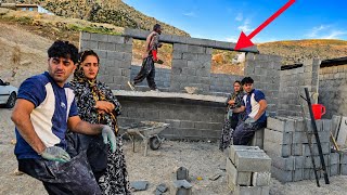 💪🔥 Backlog completed! Installing the door and continuing to build the house for a better future