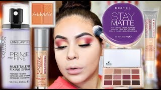 NEW DRUGSTORE MAKEUP 2018: FULL FACE FIRST IMPRESSIONS + ALL DAY WEAR TEST! | JuicyJas