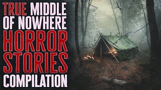 2 Hours of True Middle of Nowhere Horror Stories - Black Screen with Ambient Rain Sound Effects