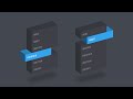 CSS Isometric Menu Hover Effects @OnlineTutorialsYT Html CSS 3D Menu