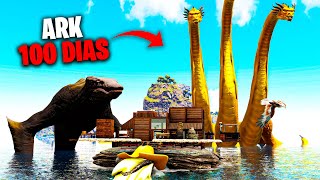 ¡SOBREVIVO 100 DÍAS en ARK Survival Evolved sobre un MEGACHELÓN! #9