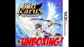 Kid Icarus: Uprising Unboxing \u0026 Main Menu Footage