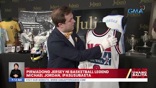 Pirmadong jersey ni basketball legend Michael Jordan, ipasusubasta | UB