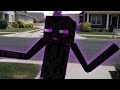 Minecraft Enderman In Real Life - Enderman Dance!