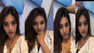 hot \u0026 sexy nidhi Agarwal live chat video