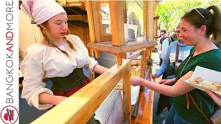 Medieval Street Food Like 600 Years Ago | Amazing German Festival