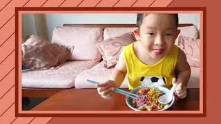 Huai Shan Noodles / i cook joyfull purple sweet potato noodles 煮乐多多紫薯面（video courtesy from 毅诚parents