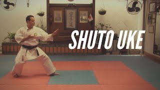 SHUTO UKE KARATE | bloqueo con el canto de la mano|