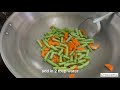 stir fry green beans and carrot with garlic 蒜炒四季豆萝卜