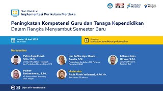 Webinar IKM Series :  Peningkatan Kompetensi GTK Dalam Rangka Menyambut Semester Baru