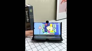 Amazement Mobile Phone 3D magnifier enhanced and enlarged with Eyes Protection and Foldable Stand
