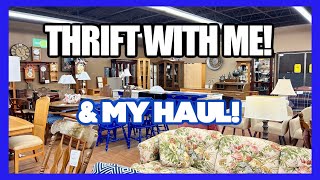 LET’S THRIFT TOGETHER \u0026 My Haul! Thrift With Me at MY FAVORITE THRIFT SHOP! Thrifting 2024 #44