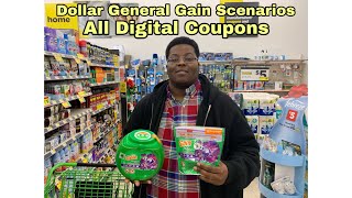 Dollar General Gain Scenarios For 12/1 - 12/7 - All Digital Coupons