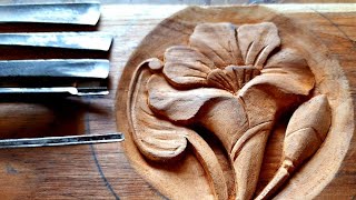 |wood carving different flower making|wood working|wood design|UP wood art|