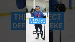 THE PERFECT DEFAULT DEKE #hockeycoach #icehockey