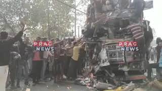 Dhubri: 7 dead, 26 others injured after two vehicles collide head on