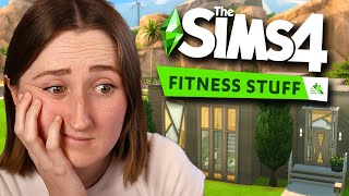 i built an entire sims house using ONLY the *fitness stuff pack*