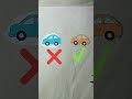 perfect car 🚗 cut ✂️ using scissor easy crafts shortvideo art diy shorts crafts