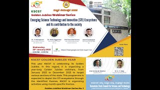 STI Ecosystem | KSCST Golden Jubilee Year | Webinar Series