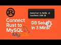 🚀 Connect to MySQL with Rust in 2025! 🦀📦 | Step-by-Step Async Setup with sqlx