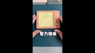 烧脑益智玩具，智力拼板挑战不可能#益智玩具