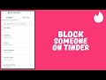 How To Block Someone On Tinder Before Matching