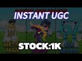 INSTANT UGC FREE UGC