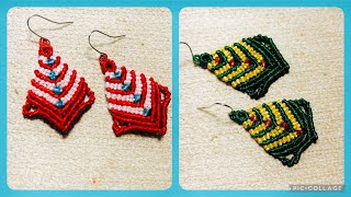 Macrame Earrings tutorial | Easy and quick | DIY | step by step