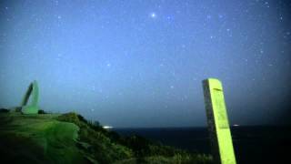 星景微速度撮影 タイムラプス#32 沈みゆくオリオン～春を待つ鵜原理想郷 Star Timelapse in Japan#32 ～ Orion sinks in a west night sky.