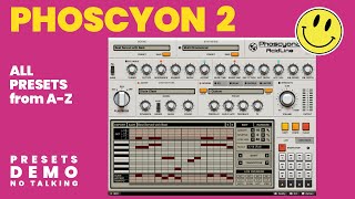 Phoscyon2 | TB-303 | ALL PATTERNS No Talking