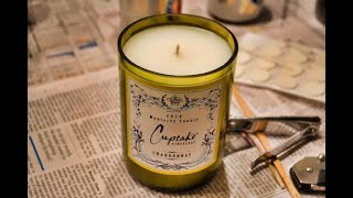 How to make a wine bottle candle