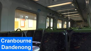 Metro Trains Melbourne: Cranbourne - Dandenong on a Comeng