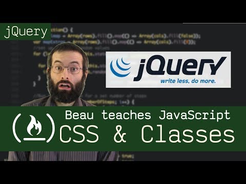 jQuery: CSS and classes jQuery: CSS and classes