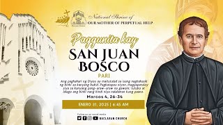 Baclaran Church: Paggunita kay San Juan Bosco, pari