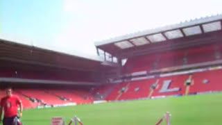 Anfield Tour (managers seats) Liverpool FC