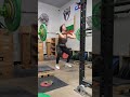 gina 50kg clean pr from blocks weightlifting