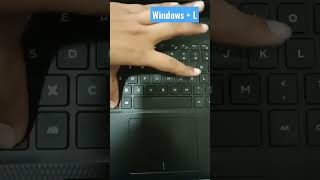 laptop/pc lock screen shortcut key||#howto #shorts #computertips #screenlock