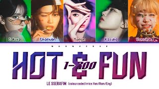 [NEW UNRELEASED SONG] LE SSERAFIM (르세라핌) '1-800 HOT \u0026 FUN' (Colour Coded Lyrics)