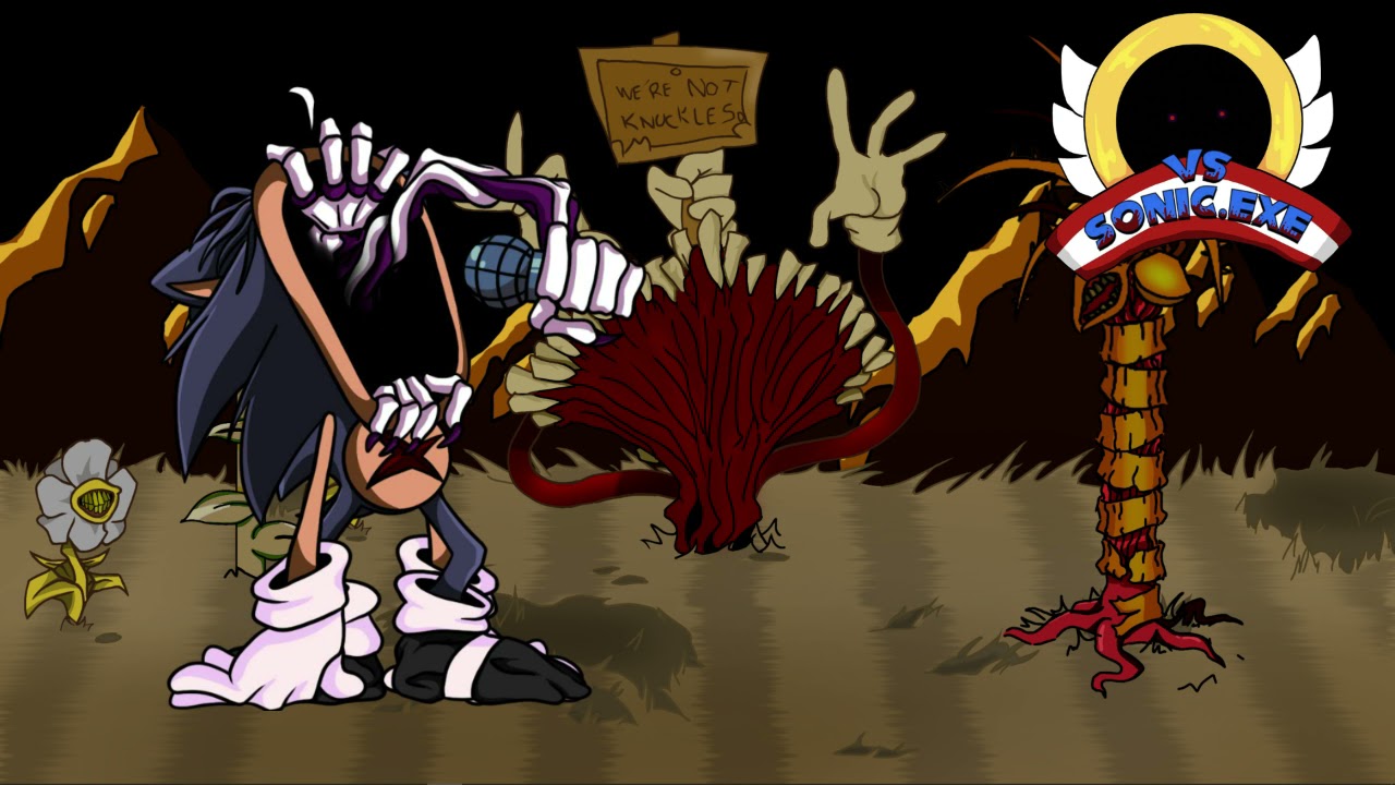 Fnf Vs Sonic Exe V2 0 Cycle Instrumental Voice And Mixed Youtube